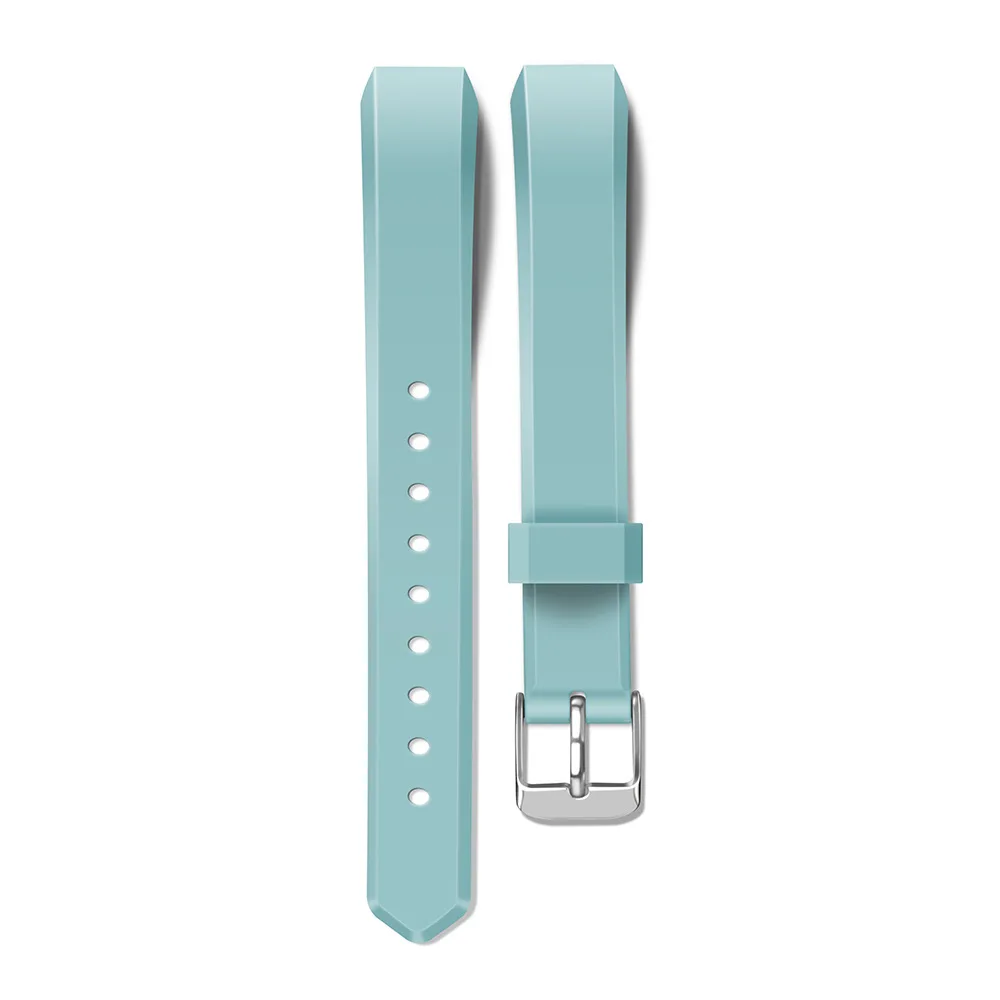 Гладкий силиконовый ремешок для часов Fitbit Alta сменный ремешок для часов Fitbit Alta HR Браслет спортивный ремешок Блестящий Браслет