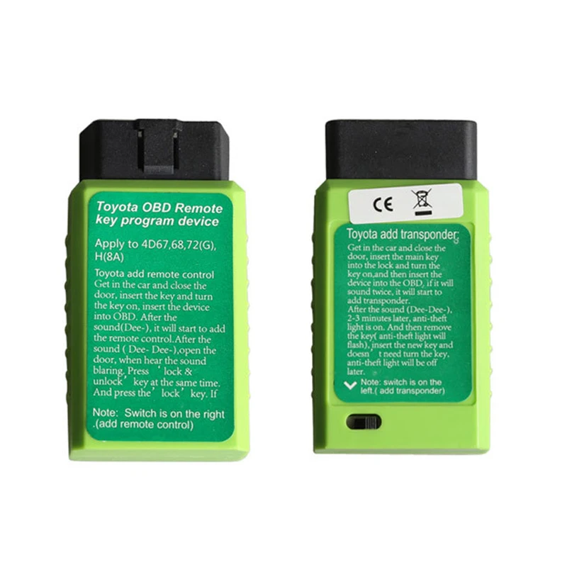 

For Toyota G Chip H Chip Vehicle OBD Remote Key Programming Device For Toyota G and H OBD Remote Key Programmer