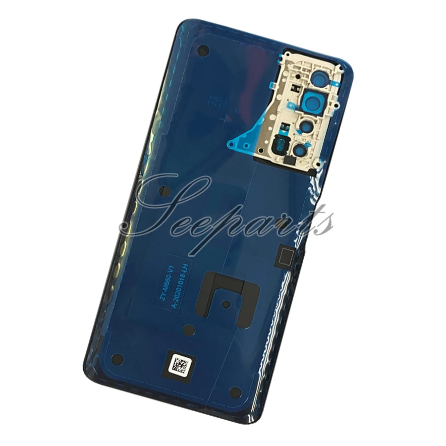 

6.67" For Huawei P Smart 2021 Back Battery Cover Housing Glass Rear Door Case With Adhesive Sticker For Huawei Y7A PPA-LX2 LX3