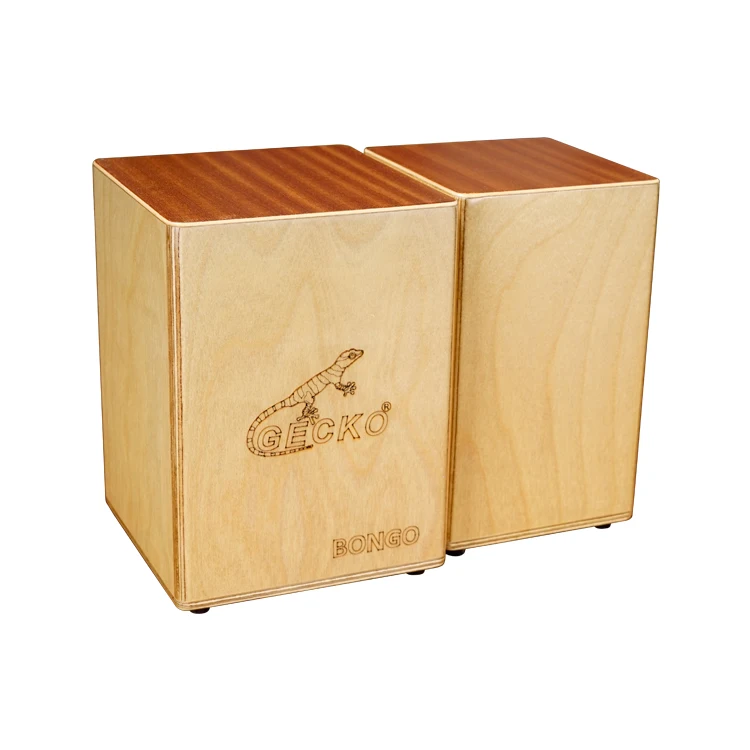 Высококачественный барабан Gecko Cajon корпус из массива красного дерева музыкальный