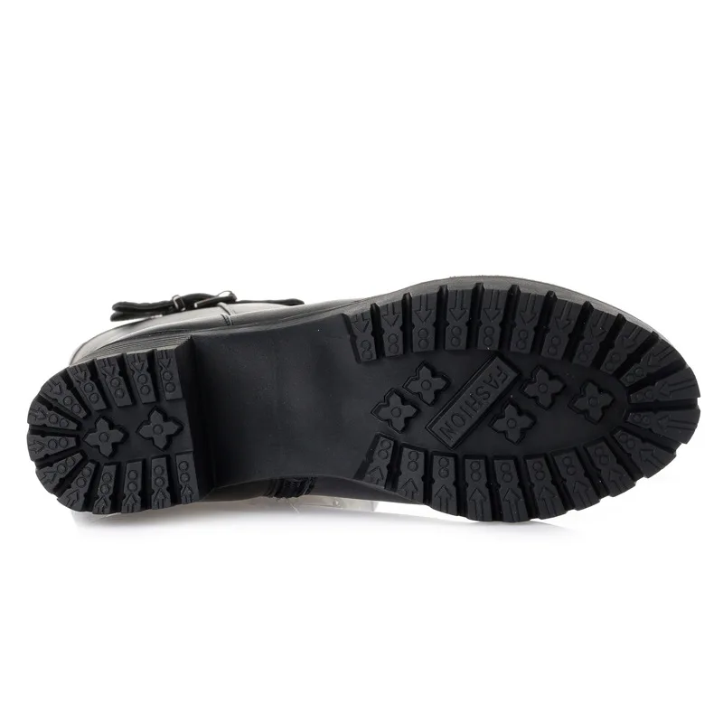 Женские зимние ботинки на меху из натуральной кожи | Обувь