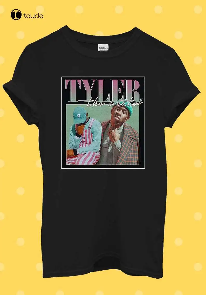 

Забавная Футболка с принтом Тайлера, Творца, репа, певицы, для мужчин и женщин, унисекс, мешковатая рубашка для парня, хлопковая футболка уни...