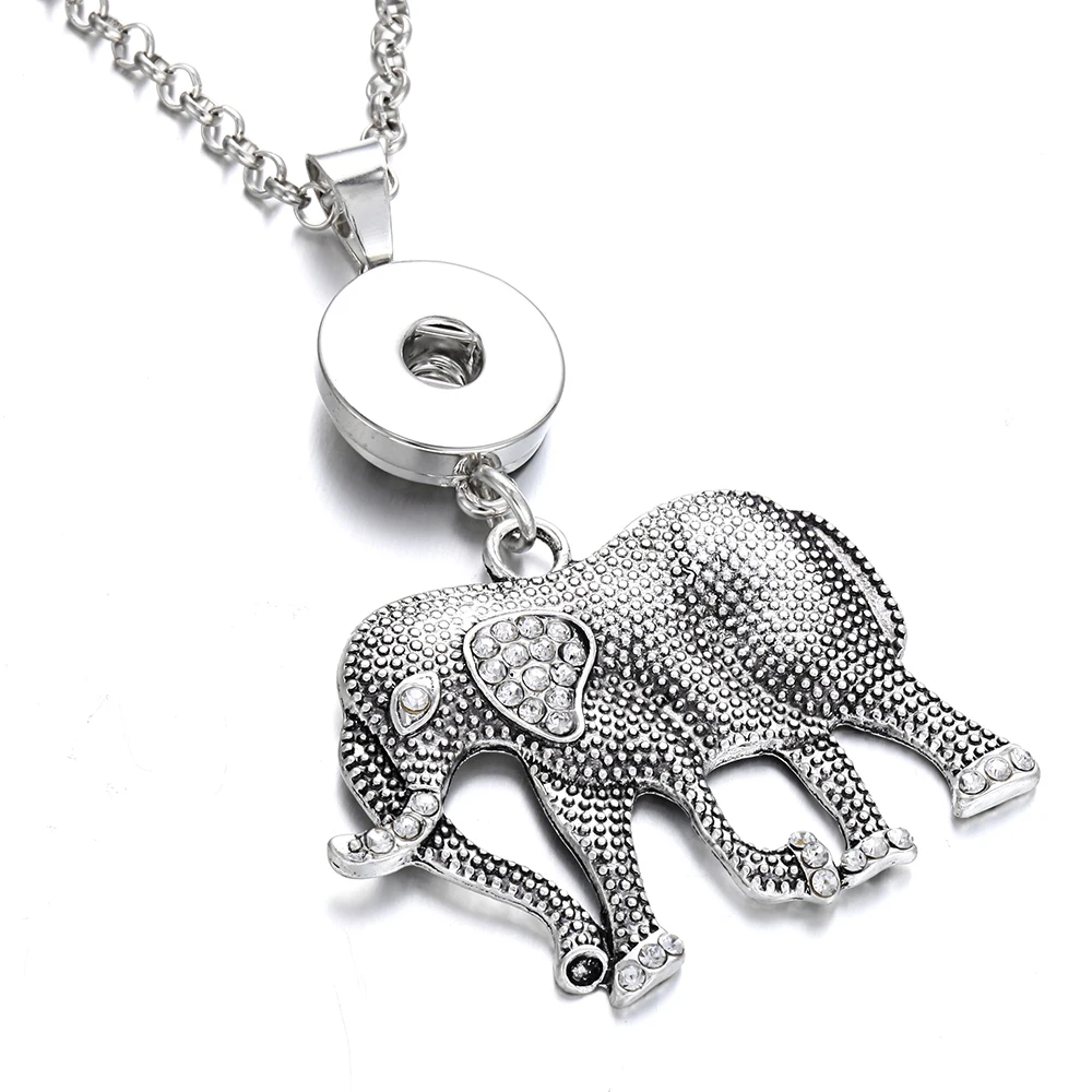 Новое ювелирное ожерелье с кнопкой винтажное металлическое круглое в форме