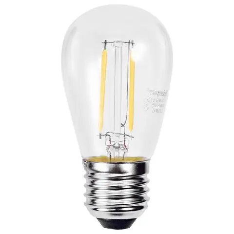 Водонепроницаемая лампа E27, 3 В постоянного тока, с теплым белым светом