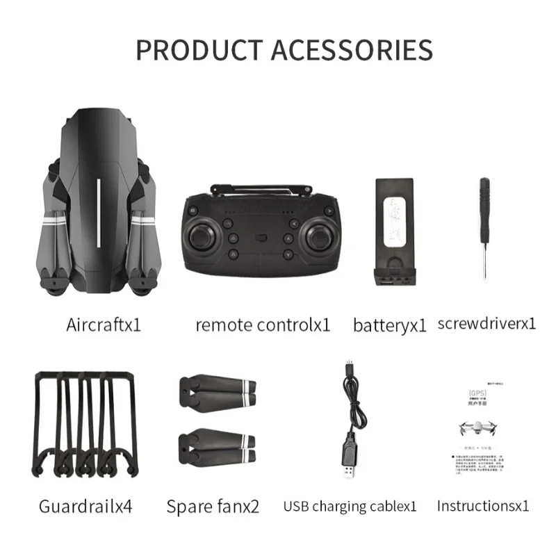 

F98 RC Drone WIFI FPV Quadcopter Dron With 4K 1080P Profesional HD Camera App Control Helicopter Transmission Foldable Toys RTF