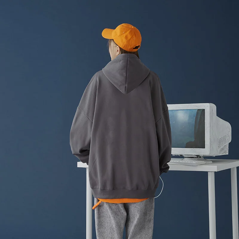 

SingleRoad Womens Hoodies Women 2020 Winter Fleece Oversized Harajuku Japanese Streetwear Sweatshirt Black Hoodie Men Unisex