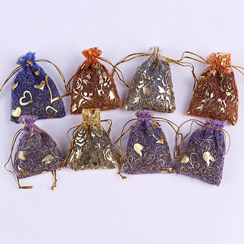

Natural Dried Flowers Rose Jasmine Lavender Bud Flower Sachet Bag Filling Real Natural Lasting Lavend Car Room Air Refreshing