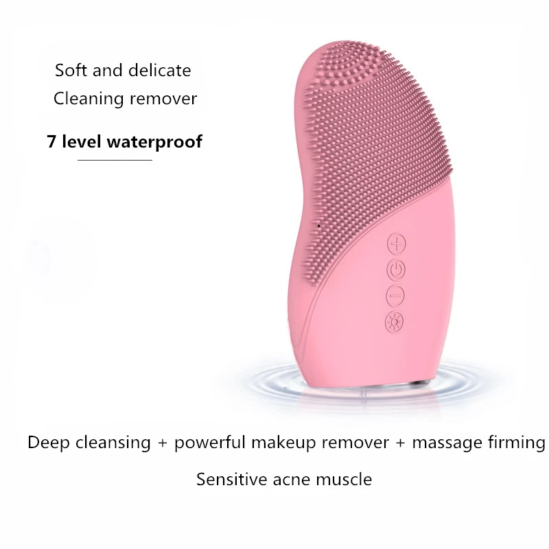 Очищающая щетка для лица электрическая удаляющая угри водостойкое очищающее