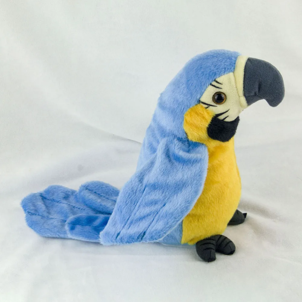 

2pcs Electric Funny Bird Talking Parrot Plush Interesting Repeat