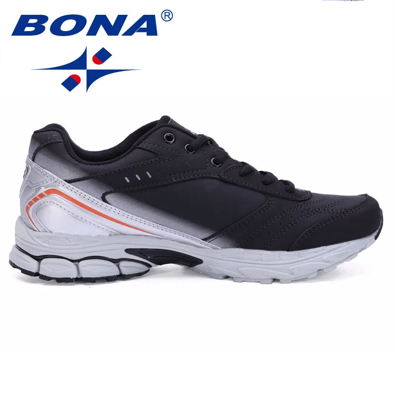 BONA New Running Shoes for Men Comfortable Sneakers Jogging Trekking  Women Sport Shoes Jogging Cushion Outdoor Walking Shoes