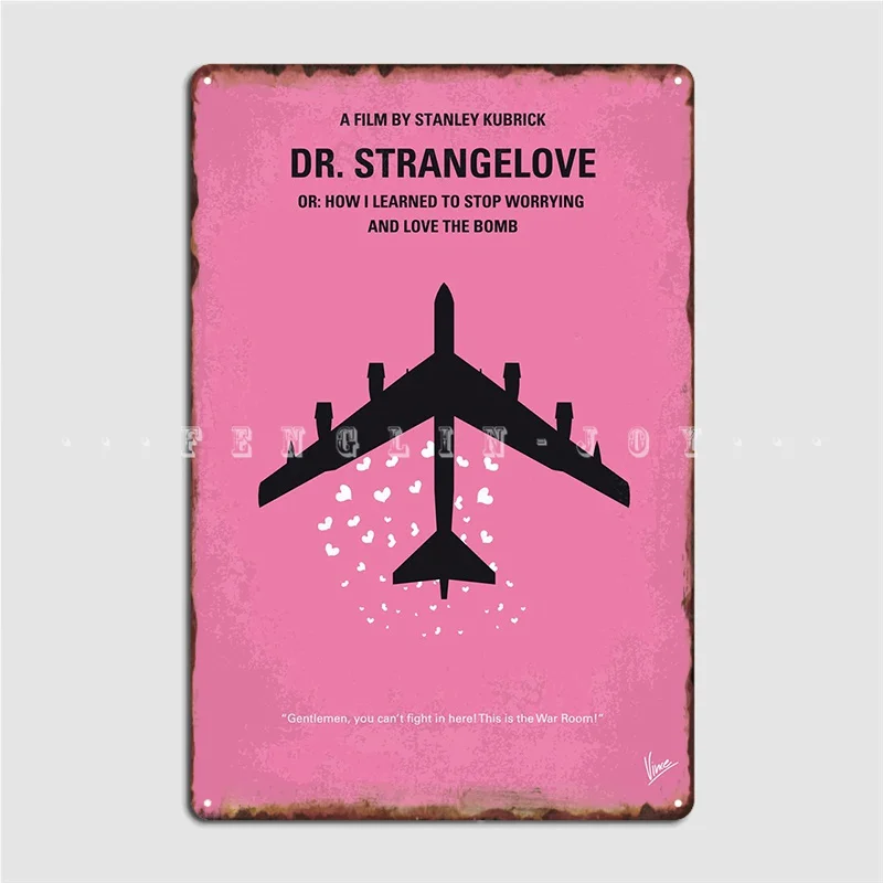 

Минималистичный постер фильма Dr Strangelove, металлический знак, бар, пещера, кинотеатр, гараж, Классический Настенный декор, жестяные плакаты