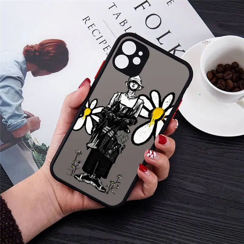 

G dragon peaceminusone Phone Case matte transparent For iphone 7 8 11 12 plus mini x xs xr pro max cover