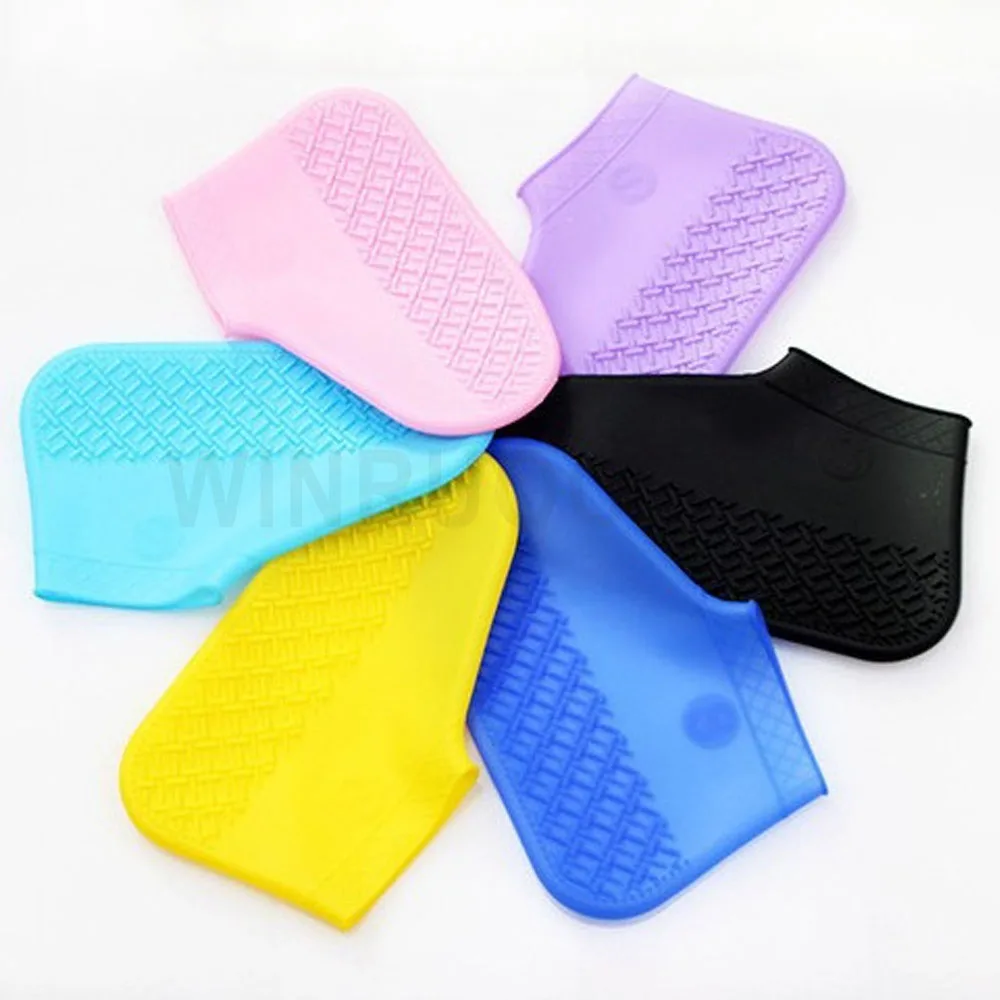 Водонепроницаемые резиновые сапоги силиконовые галоши для защиты от дождя