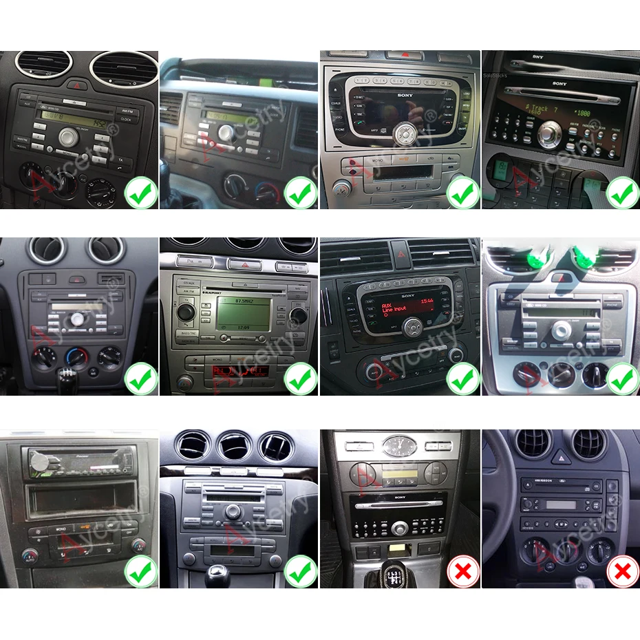 4G+ 64G Автомобильный dvd-плеер Android 9,0 2 din в тире для Ford Transit Focus подключение S-MAX C-MAX Kuga Mondeo Автомобильный Радио gps Мультимедиа
