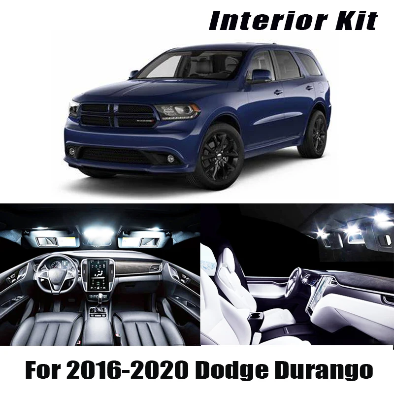 10x Canbus белый светодиодный светильник лампы Интерьер комплект для 2016-2020 Dodge Durango