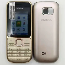 Hebrew Keyboard~Big Hot sale~Original Nokia C2-01 Unlocked Mobile Phone 2.0" 3.2MP Bluetooth GSM/WCDMA 3G Phone Free Shipping