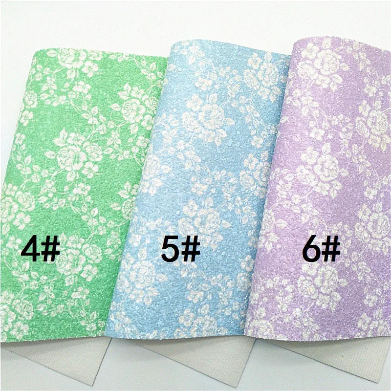 Цветы розы печатные крупные блестящие кожа искусственная ткань винил с фетровой