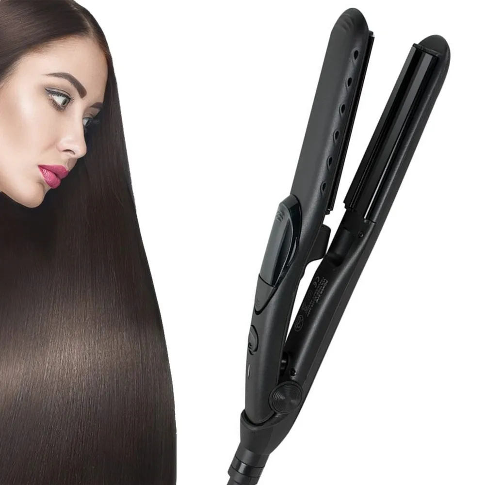 

Flat Iron Ceramic Professional Steam Hair Straightener Curler Hair Iron Straightening Hair Straight Styler Hair Straighteners