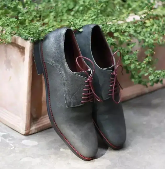 

Men Dress Shoes New Pu Leather Lace-up Business Loafers Male Casual High Quality Shoes for Men Zapatos De Hombre 8KH116