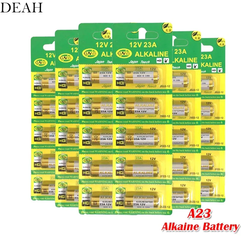30 шт./лот щелочной Батарея 12V 23A 23GA 21/23 A23 A23S E23A EL12 MN21 MS21 V23GA MN21 L1028 RV08 GP23A K23A для пульт дистанционного управления дверным