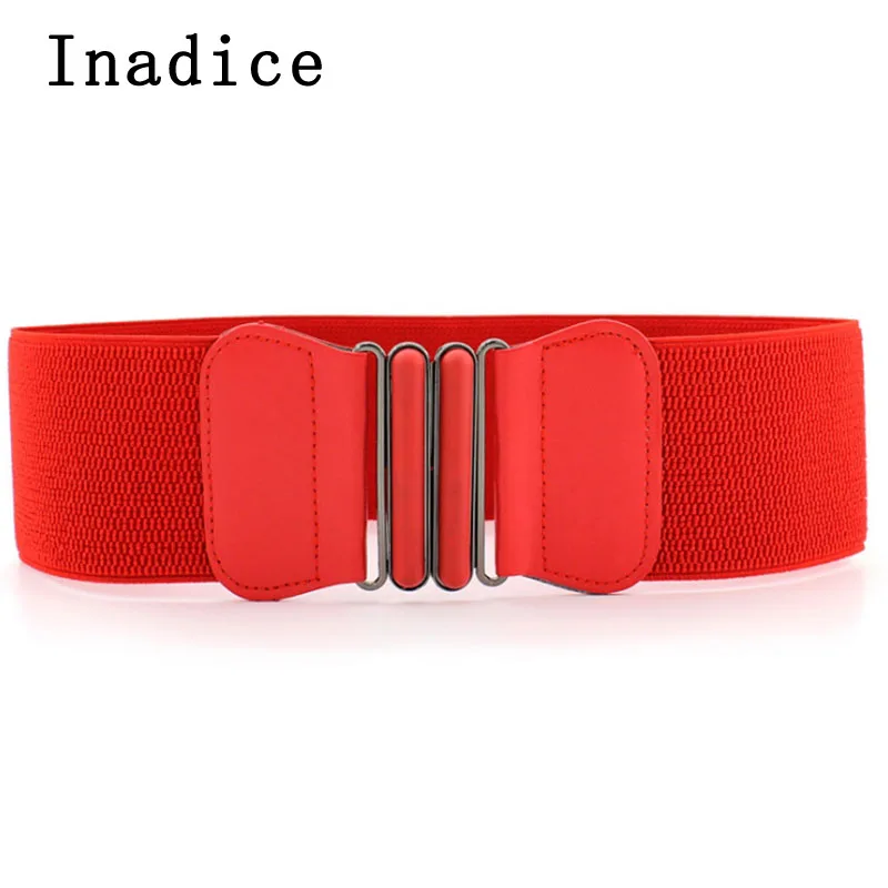 Inadice платье эластичный широкий ремень форма чаши дамское пальто украшение