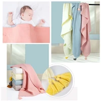 2022 new 120x150cm baby receiving blanket 4 layers muslin cotton gauze swaddle wrap towel