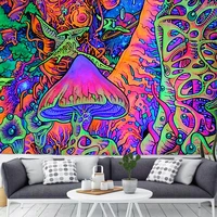 psychedelic mushroom tapestry mandala home decor tapestry wall hanging bohemian room decor witchcraft tapestry