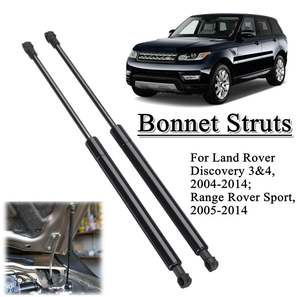 

Car Bonnet Hood Gas Spring Strut Lift Support LR009106 SG387004 for LAND ROVER LR3 LR4 Discovery 3 Discovery 4 Range Rover Sport
