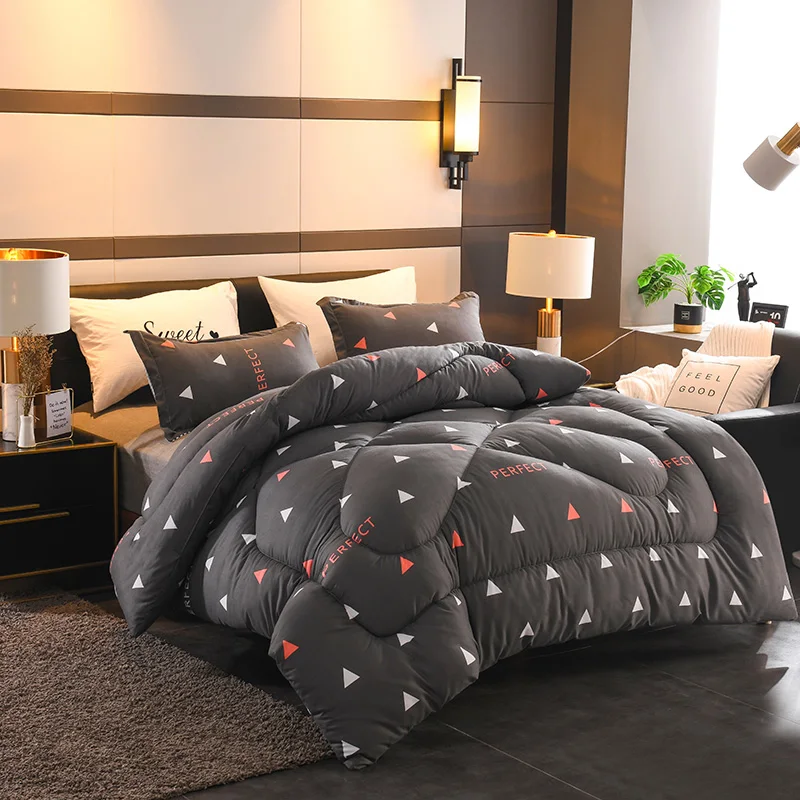 

Japanese Style Cotton Infiiling Jersey Duvet Comforter Air Conditioner Comfortable Warm Quilts New Design Winter Thick Comforter
