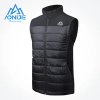 aonijie lightweight winter warm vest sports windproof waistcoat thermal weskit for running climbing hiking cycling outdoor