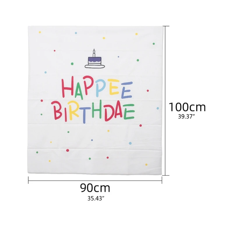 

Nordic Ins Cloth Birthday Decoration Tapestry Wall Hanging You Are My Sunshine Background Colorful Home Decor