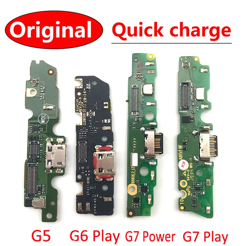 10 шт. Оригинальный Новый USB разъем для зарядки Moto G3 G5 G4 G6 G7 G9 Play G10 Power Plus G G50