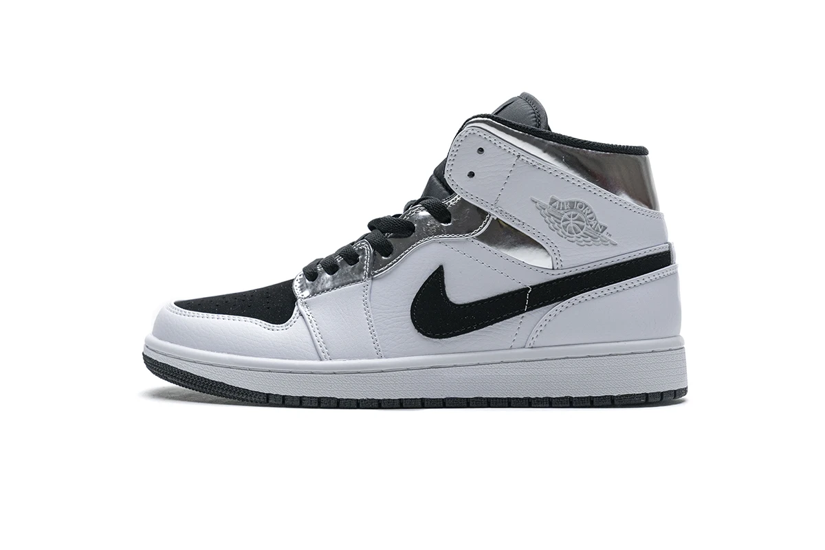 

Air Jordan 1 AJ1 Edison Chen co-name-zapato de cobre de seda blanco, CU2804-100 de zapatos para hombre