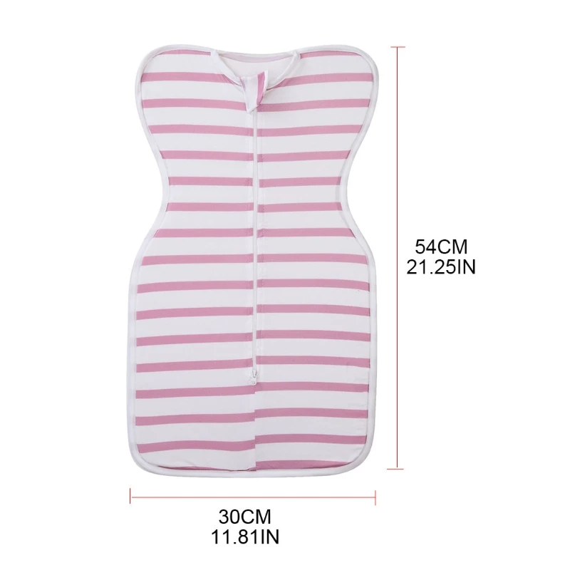 

Baby Stripes Swaddle Sleepsack Soft Pure Cotton Swaddling Wrap Blanket Transition Bag Newborn Sleeping Bag