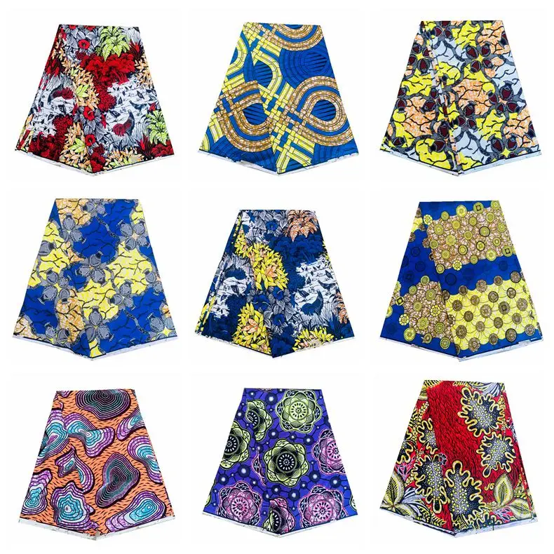 2021 Новое поступление 100% хлопок Гарантированная африканская ткань с принтом