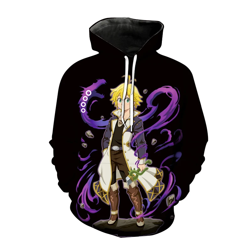 

Толстовка Мужская/женская с капюшоном и принтом «Семь смертных грехов»