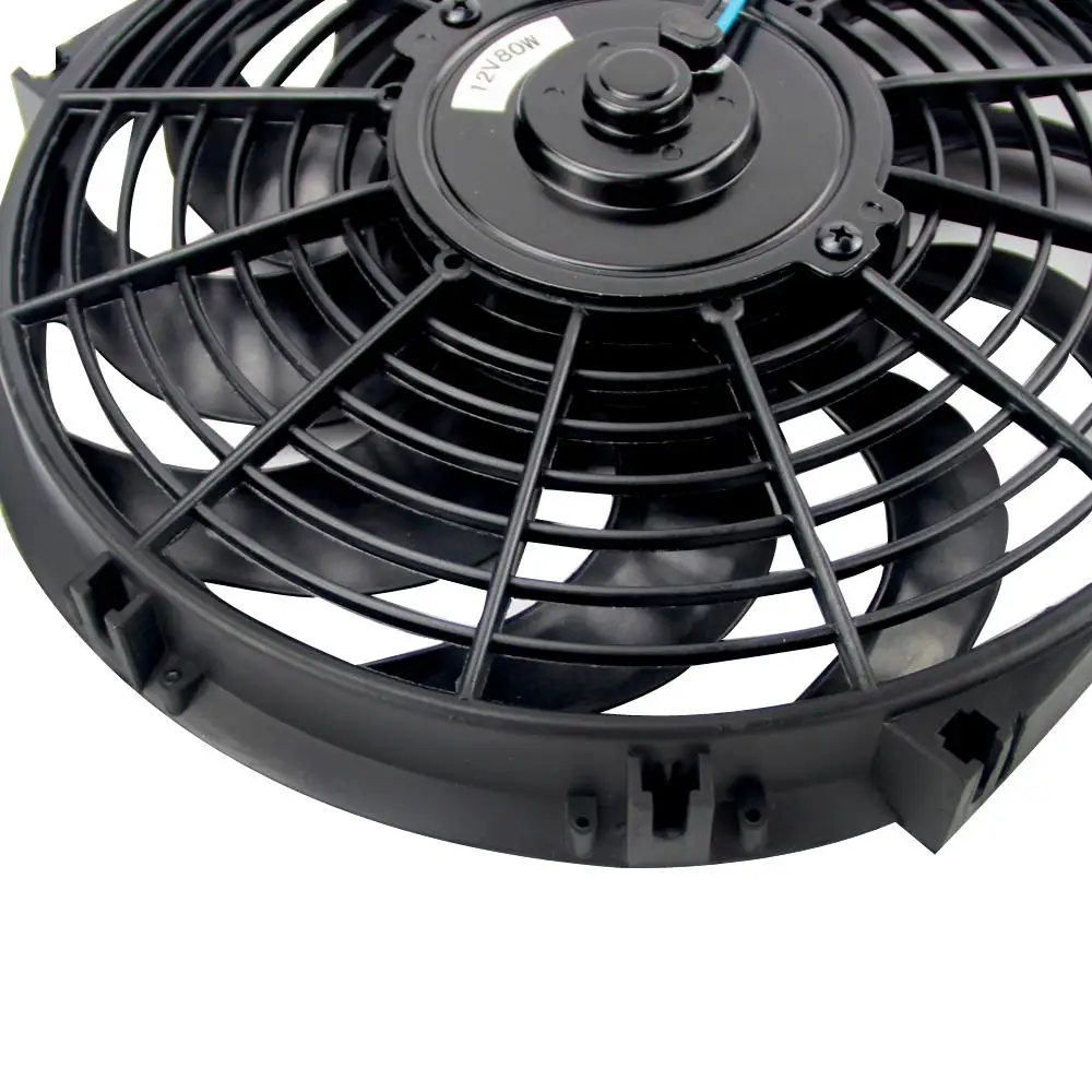 12-дюймовый универсальный Тонкий Реверсивный электрический радиатор 12 в 80 Вт