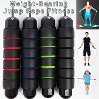 adjustable heavy skipping rope gym fitness sport fitness skipping rope tangle free jumping rope cable and 6%e2%80%9d memory foam handles