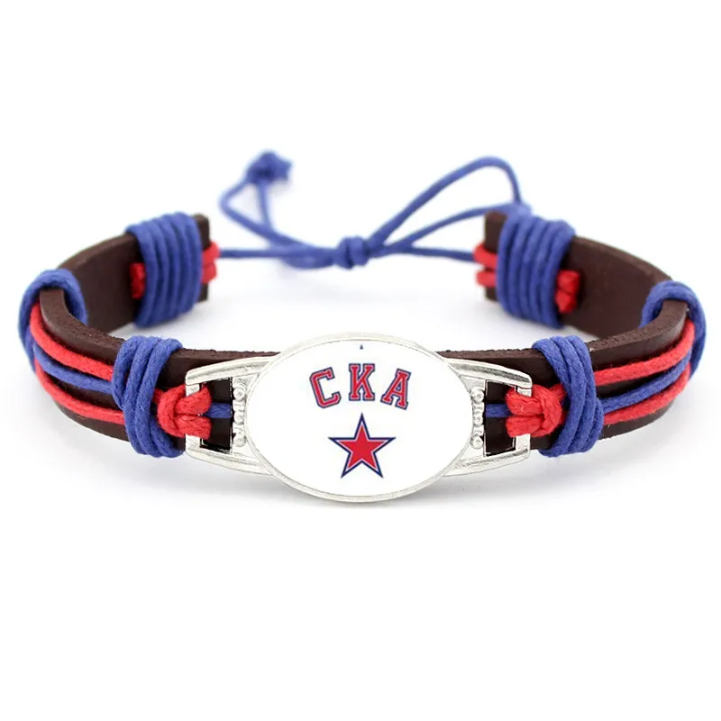Высококачественный Браслет KHL CKA с логотипом русской хоккейной команды браслет