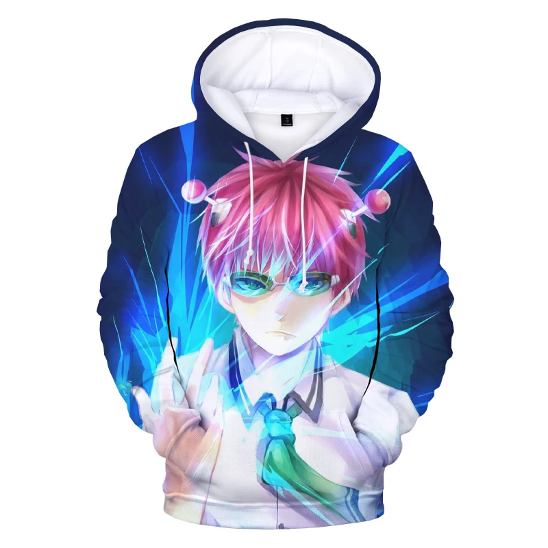 

The Disastrous Life of Saiki K 3D Printed Hoodie Saiki Kusuo Men/Women Hooded Sweatshirt for Teens Casual Fashion Tracksuit