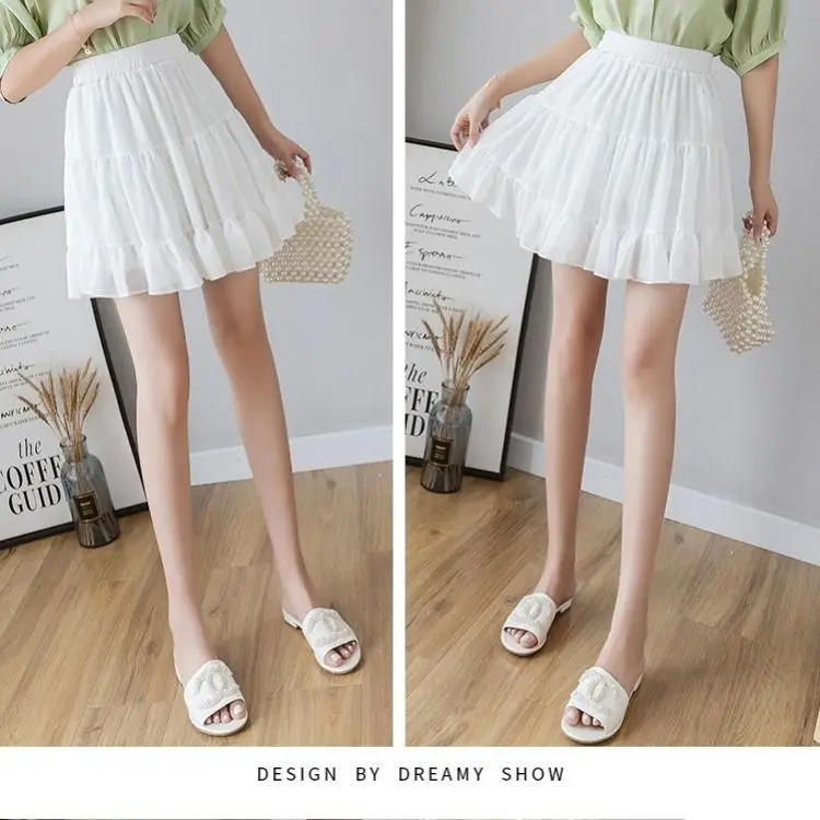

New chiffon skirt in spring and summer