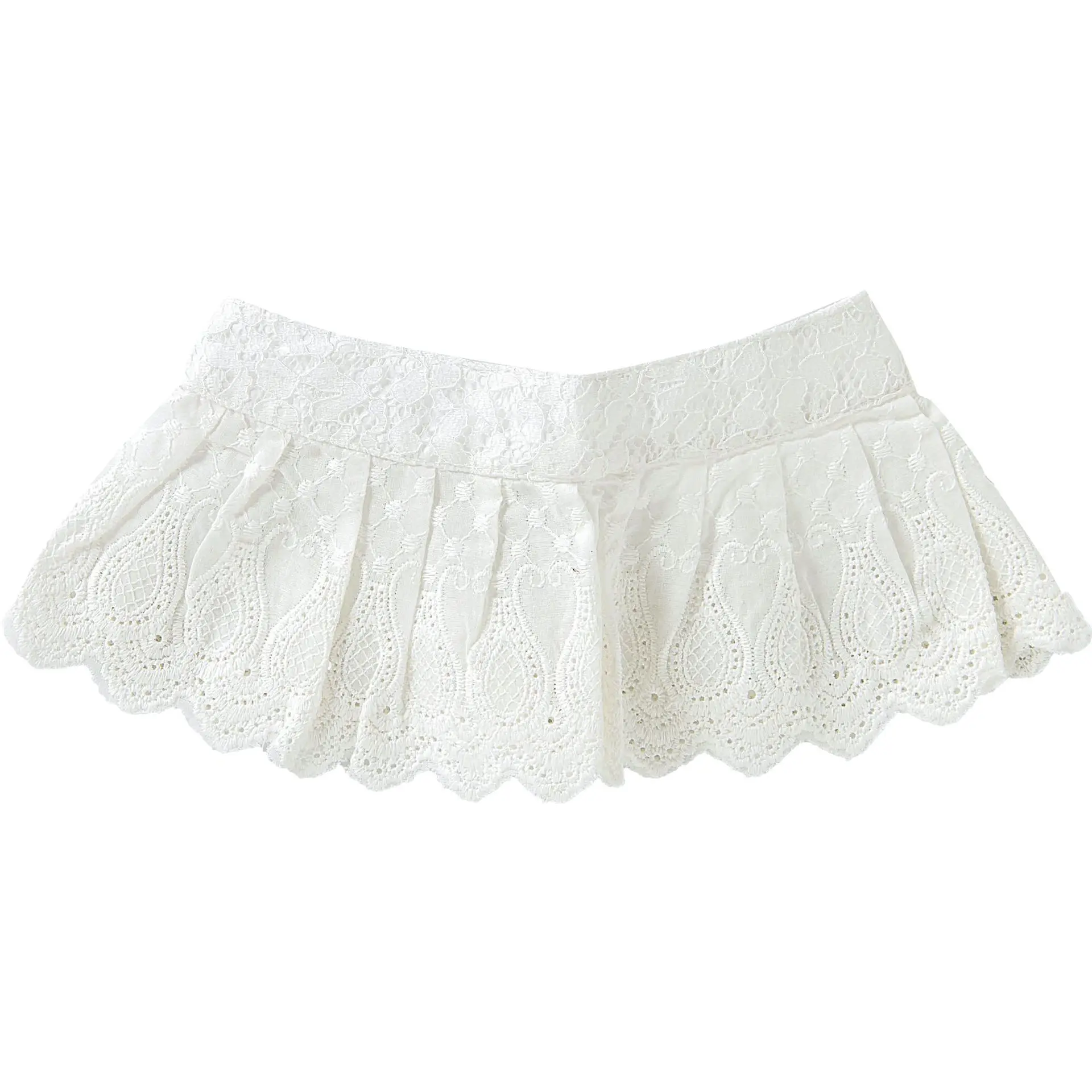 Linbaiway женский кружевной воротник с лацканами-Имитация белый ажурный ложный