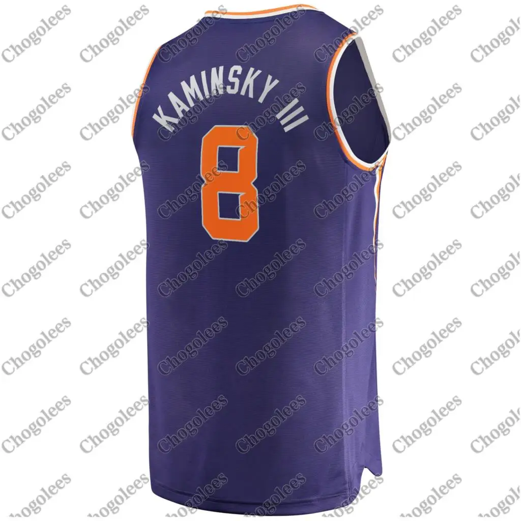 

Men Basketball Jersey Frank Kaminsky III Phoenix Branded Fast Break Player Jersey Icon Edition Purple