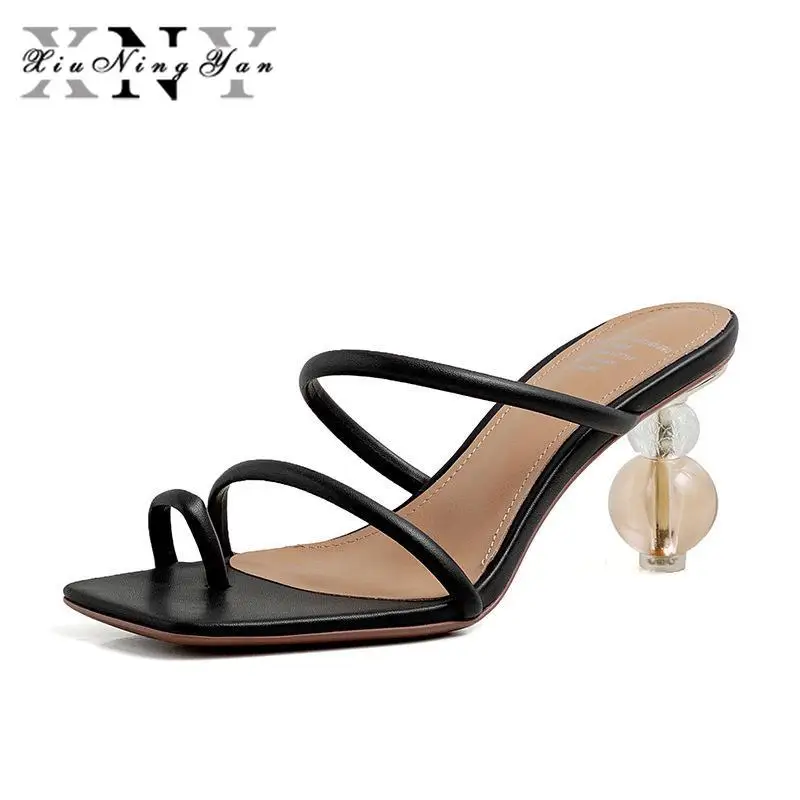 

Women's Sandals Women Summer Dress Shoes Beach Low Heel Clip Toes Buckle Strap PU Leather Female Sandalias Ladies Casual 2021