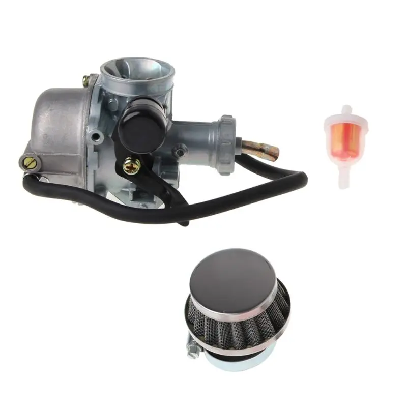 

PZ19 Carburetor with Air Filter for Chinese 50cc 70cc 90cc 110cc 125cc ATV Scooter Dirt Bike Group-101 XXFF