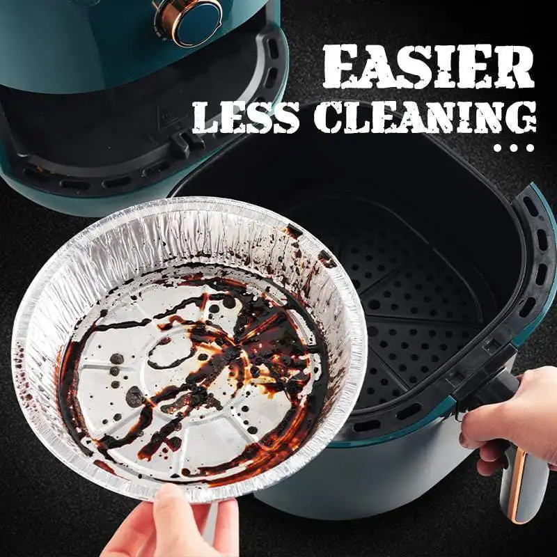 Маслостойкая алюминиевая фольга жестяная коробка круглая одноразовая