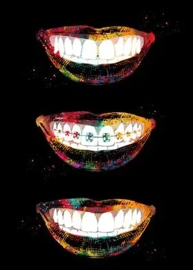 

Картина на холсте "Зуб", современная