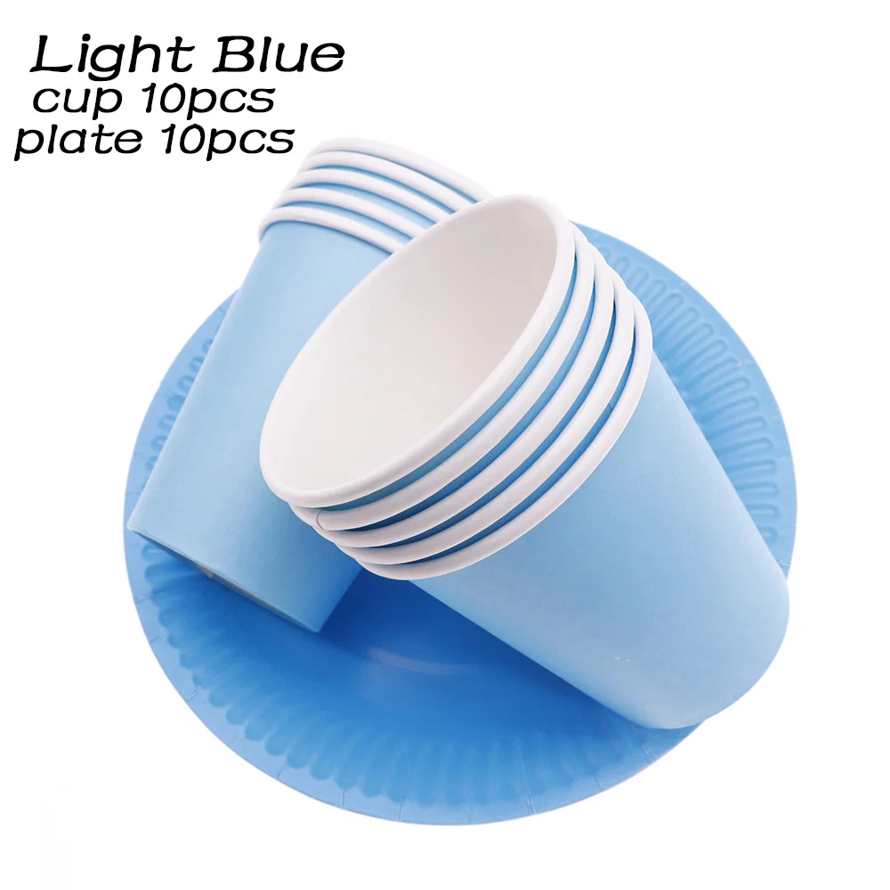 Новый год синий бумажные тарелки и стаканы соломки для дней рождения вечерние