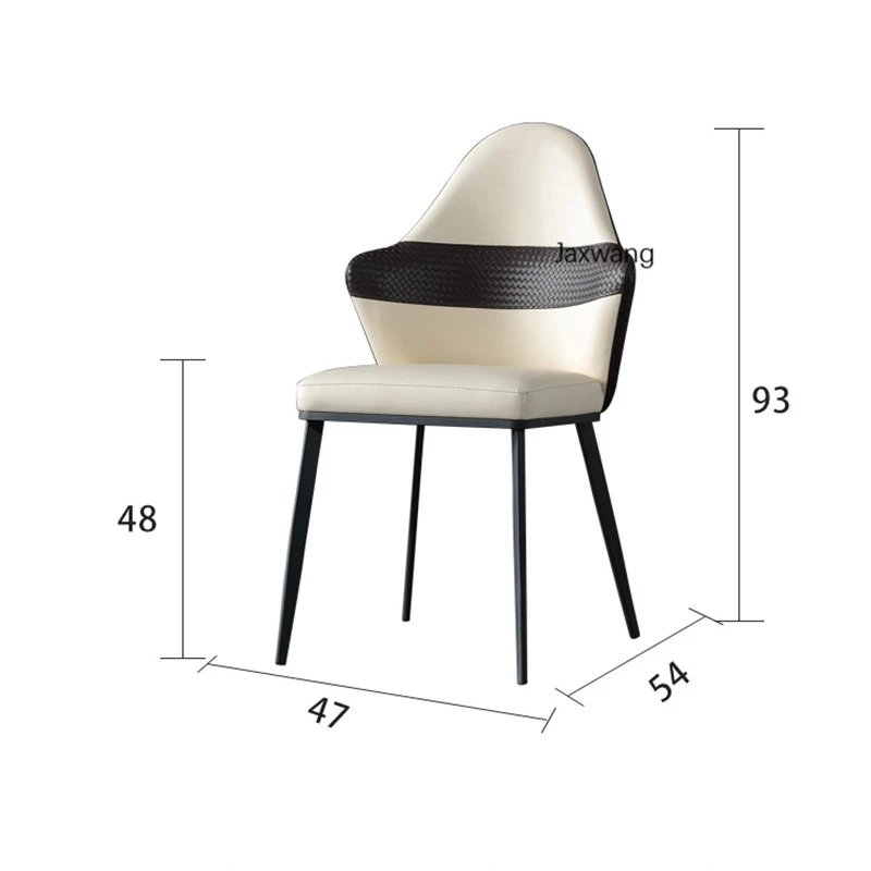 

Nordic Dining Chair Kitchen Furniture Armchair Dining Chairs Backrest Home Apartment Bedroom Makeup Study Balcony Leisure Chair