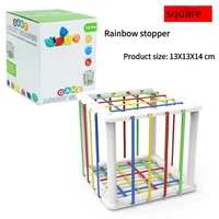 baby early education color cognition hand sensory training rubiks cube toy rainbow stopper birthday gift christmas gift